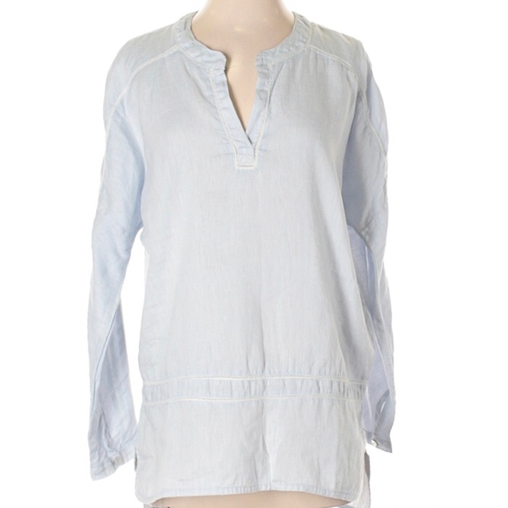 Anthro 4our Dreamers linen blouse - Picture 3 of 6